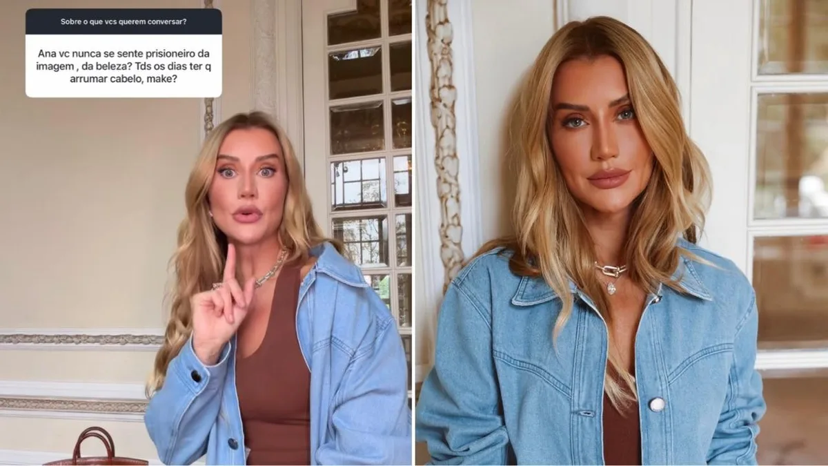 Ana Paula Siebert explica por que aparece sempre produzida nas redes