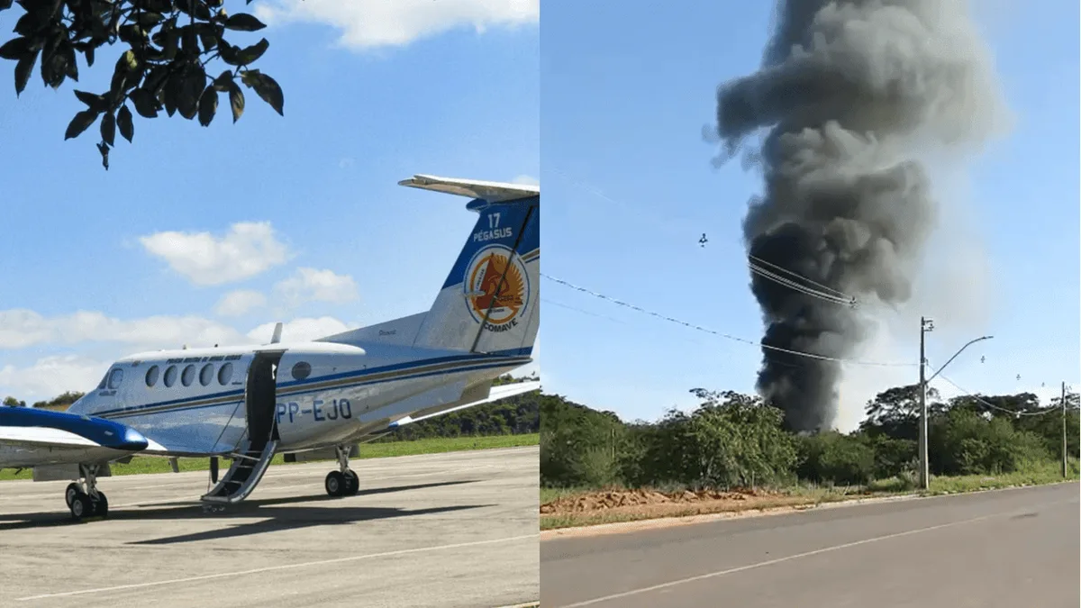 Pegasus 17 cai em Santana do Paraíso e mata três policiais militares