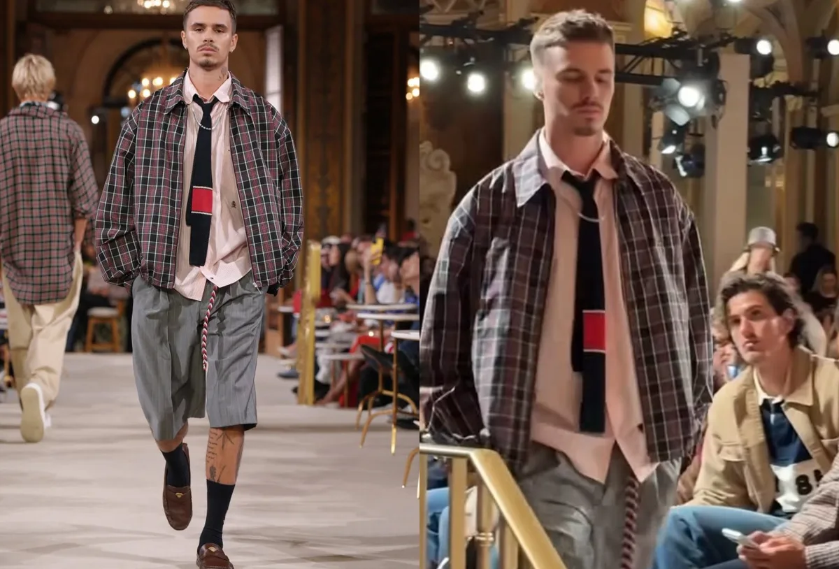 Romeo Beckham leva referências clássicas da Tommy Hilfiger à passarela de Nova Iorque