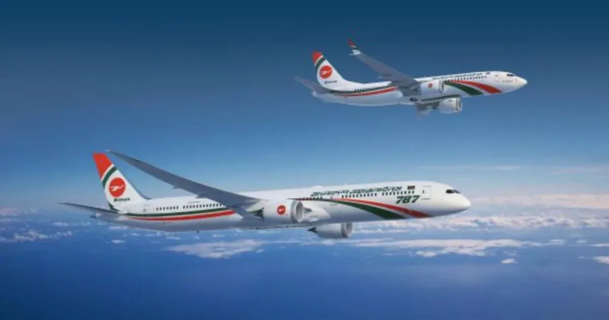 Biman Bangladesh chega a 25 pedidos de aviões Boeing no ano