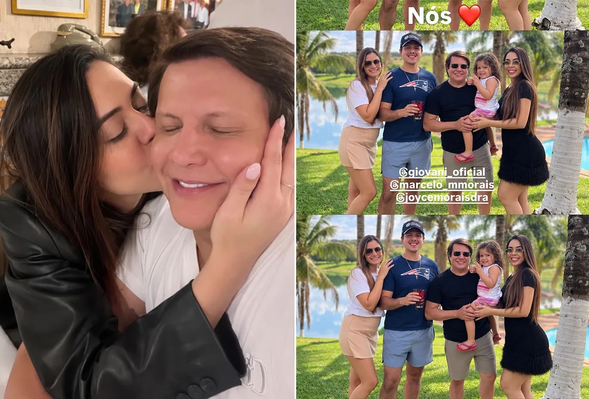 Flávia Correia aparece com família de Giovani após novo romance do cantor