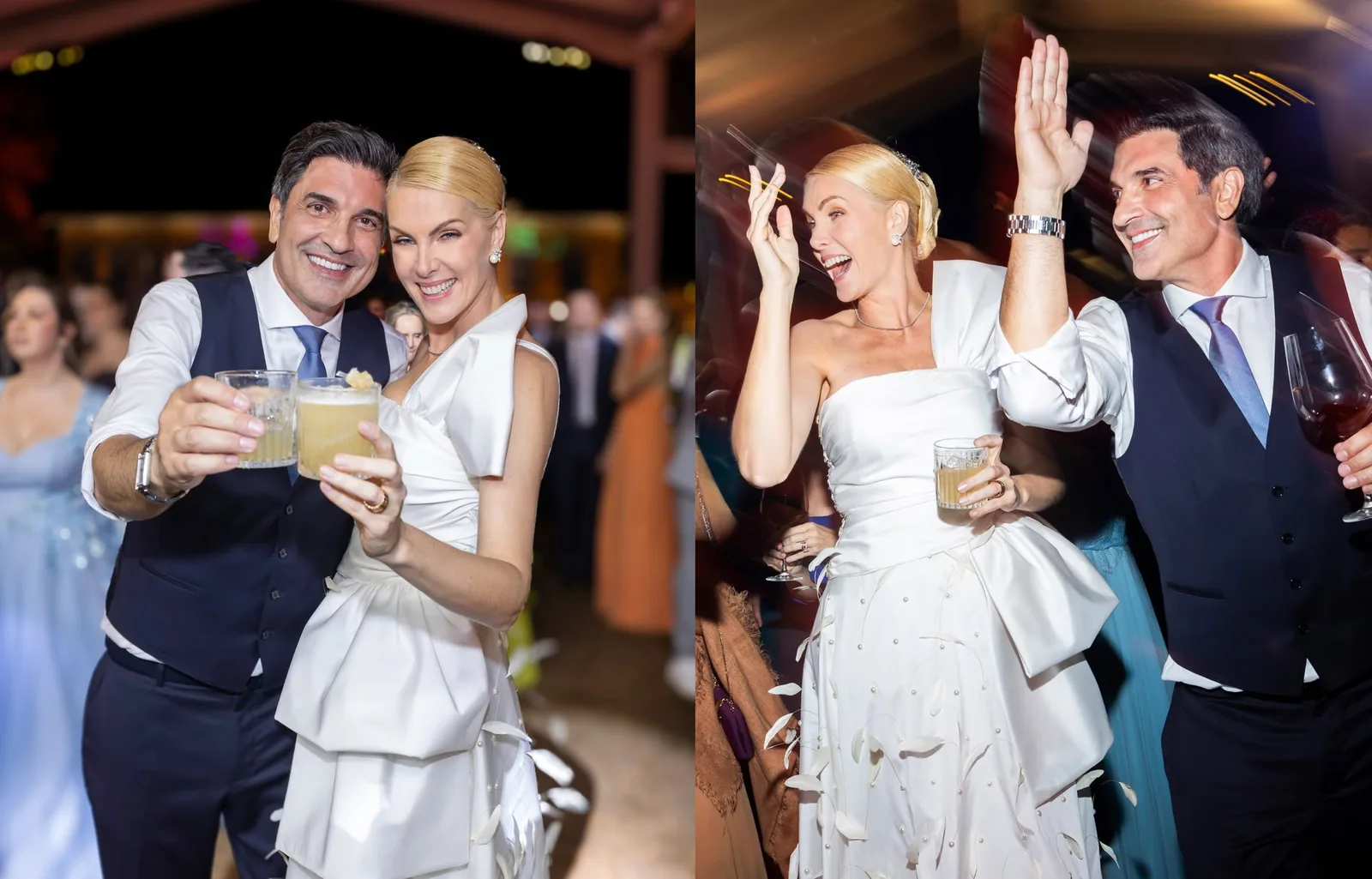 Ana Hickmann mostra bastidores da festa de casamento com Edu Guedes