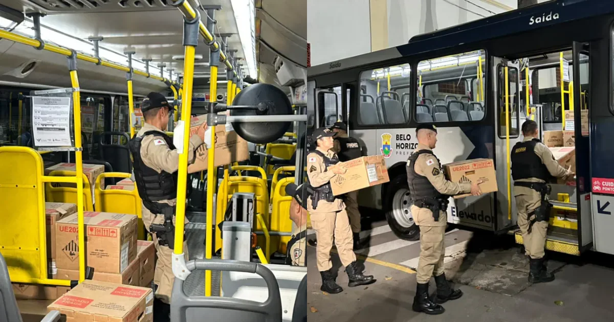 PM escolta urnas em Minas antes da abertura da votação