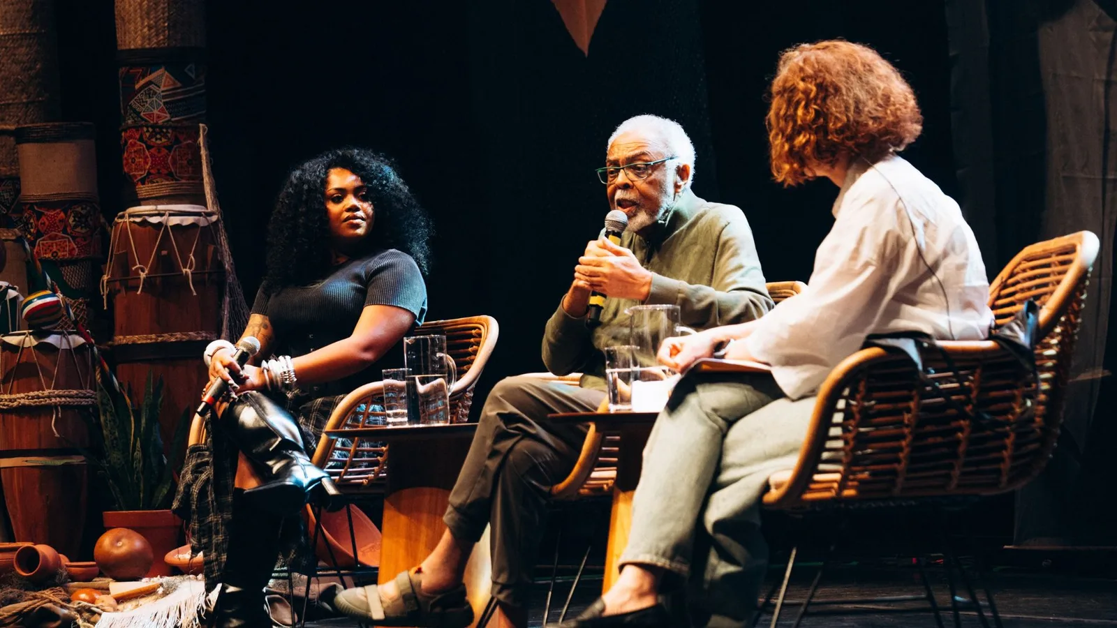 Duquesa e Gilberto Gil conversam sobre o poder da música na Flup 2026