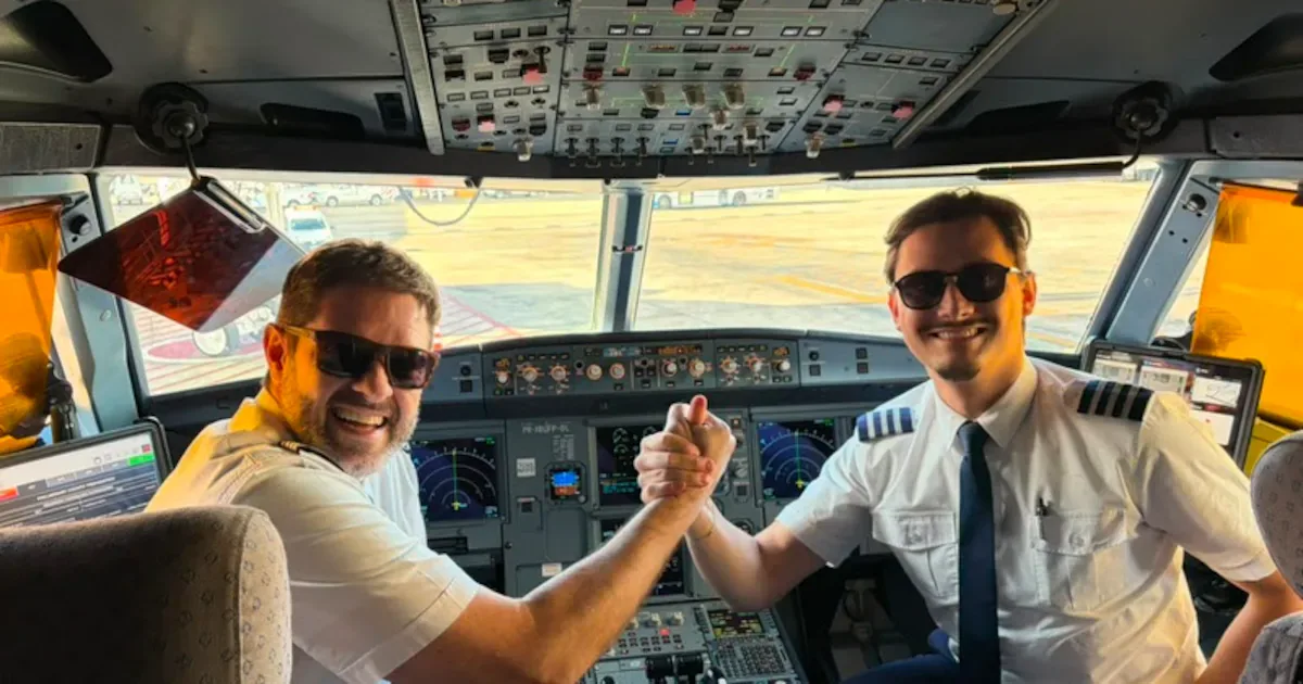 Wilson e Matheus Itiberê fazem primeiro voo comercial juntos na LATAM