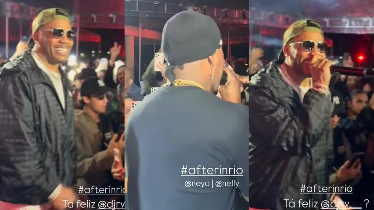 Nelly e Ne-Yo fazem participação musical em festa após o Rock in Rio