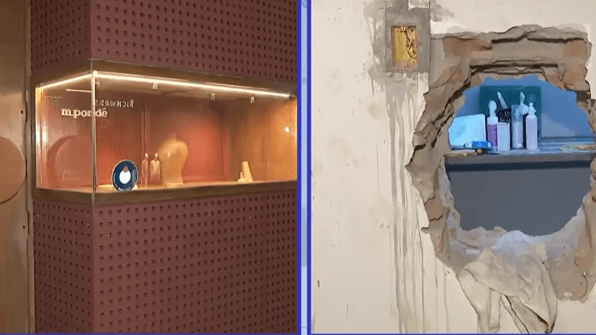 Câmeras registram trio atravessando lojas para furtar joias em São Paulo