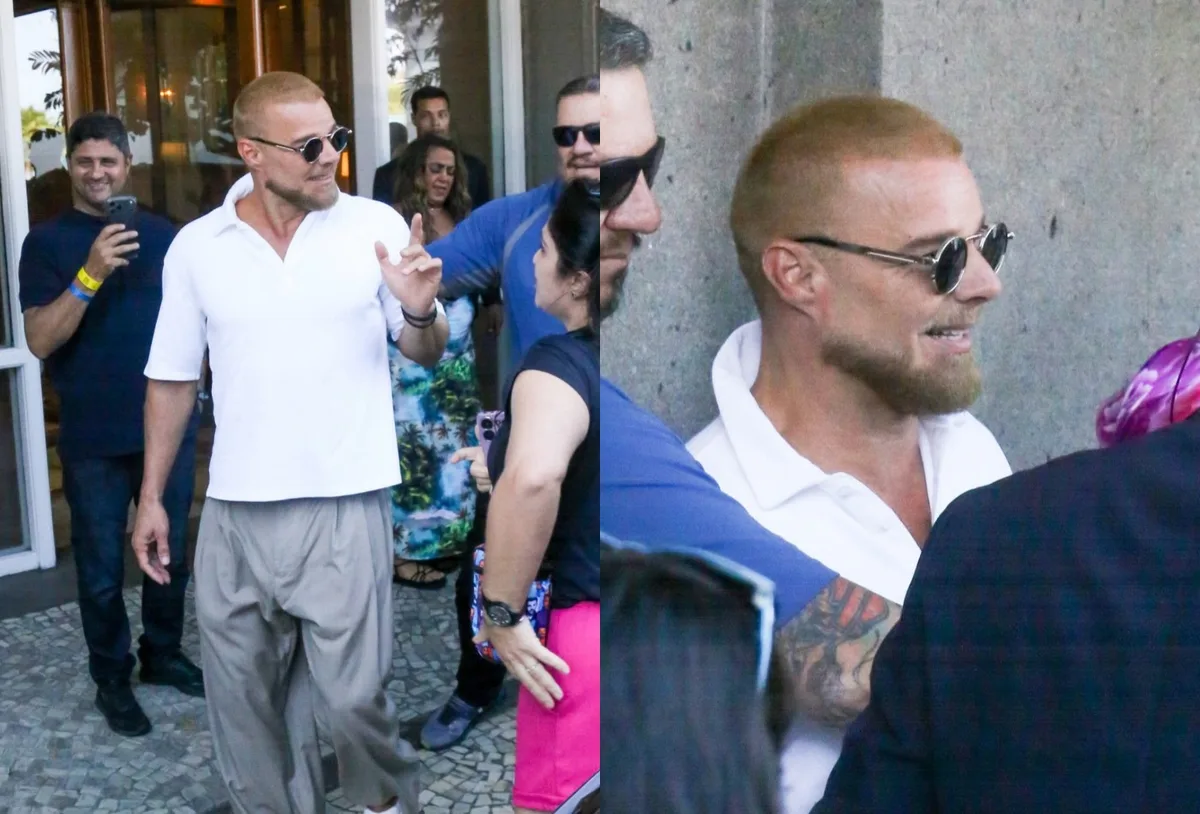Ricky Martin encontra fãs no Rio antes de show com Pedro Sampaio