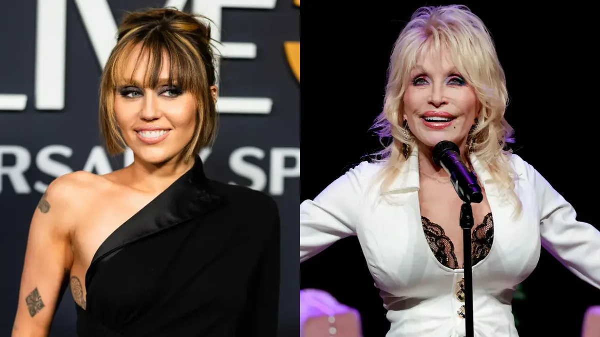 Miley Cyrus explica como Dolly Parton influenciou sua identidade artística
