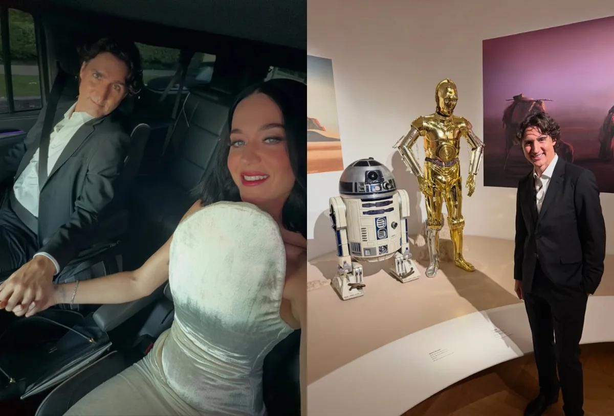 Katy Perry mostra visita a espaço cultural com Justin Trudeau em Los Angeles