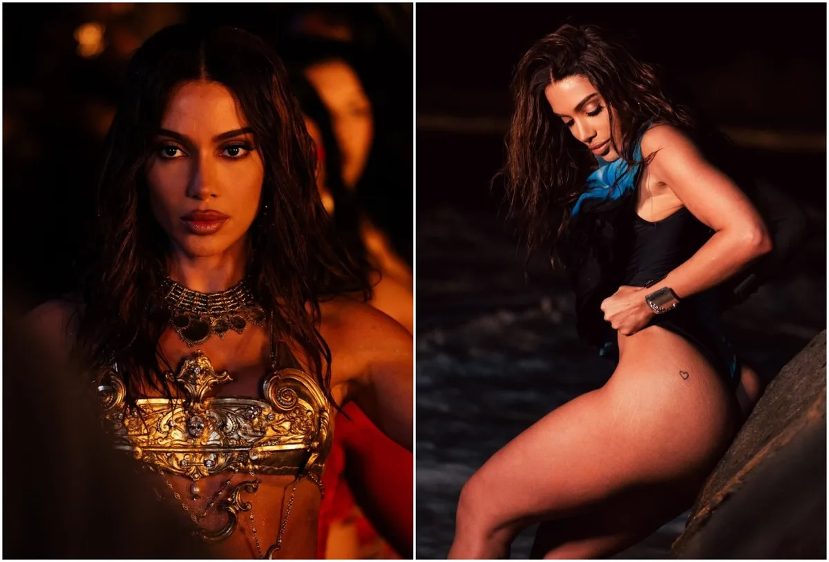 Anitta exibe tatuagem de coração em fotos de novo trabalho