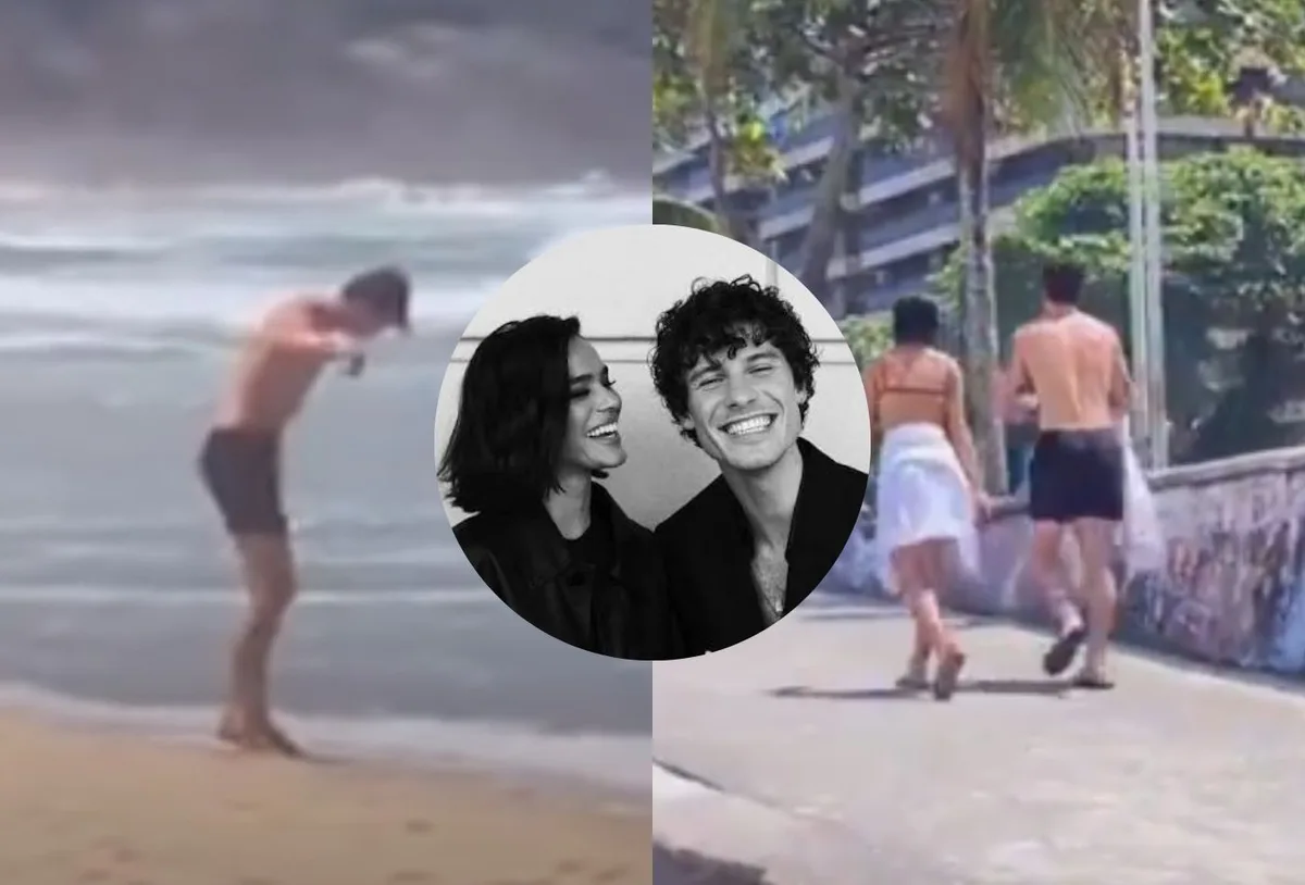 Shawn Mendes chama atenção ao dançar na praia de São Conrado