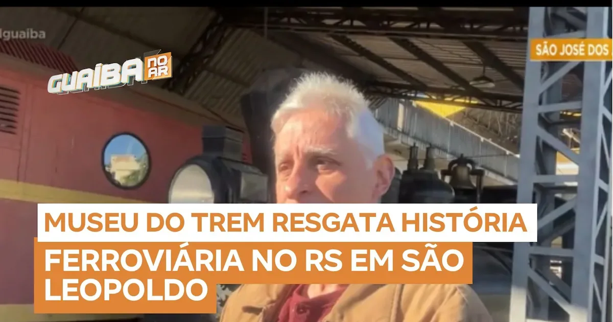 Museu do Trem reúne acervo ferroviário com locomotivas e milhares de documentos