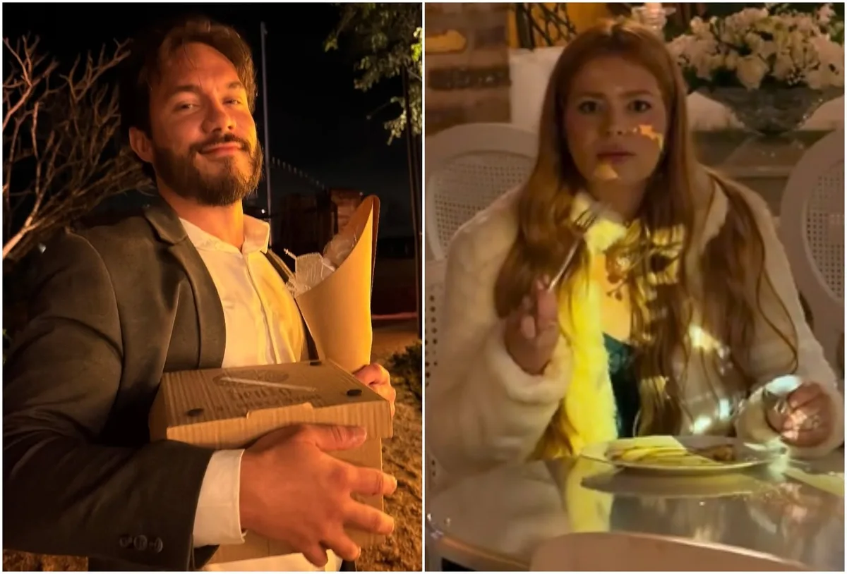 Eliezer faz marmita de doces durante casamento de Ana Hickmann