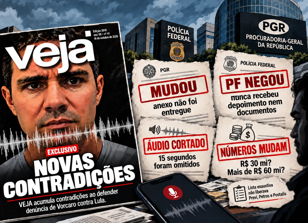 Áudio editado e documentos divergentes ampliam dúvidas sobre denúncia contra Lula