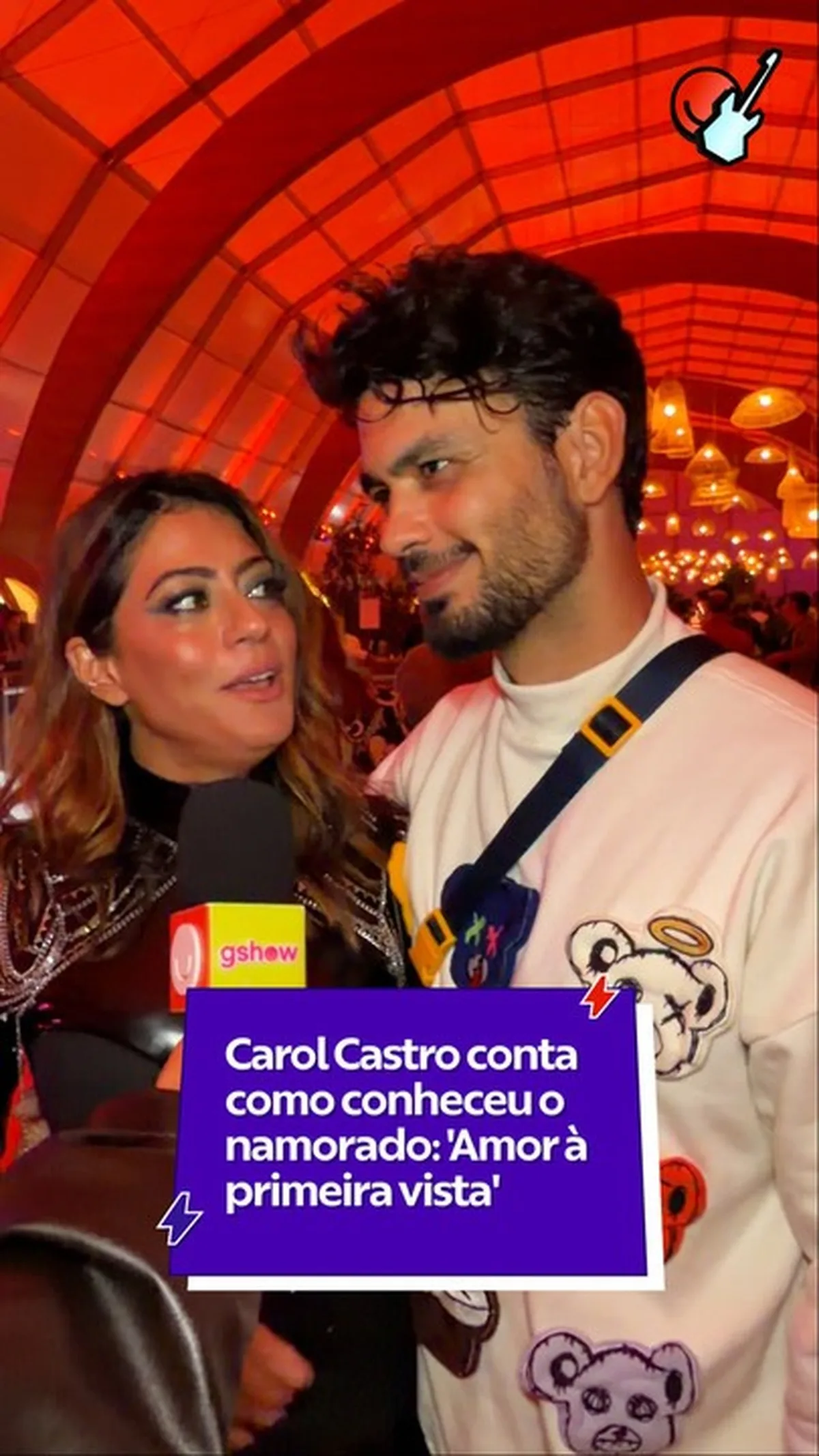 Carol Castro conta como conheceu Daniel Wills durante produção de filme