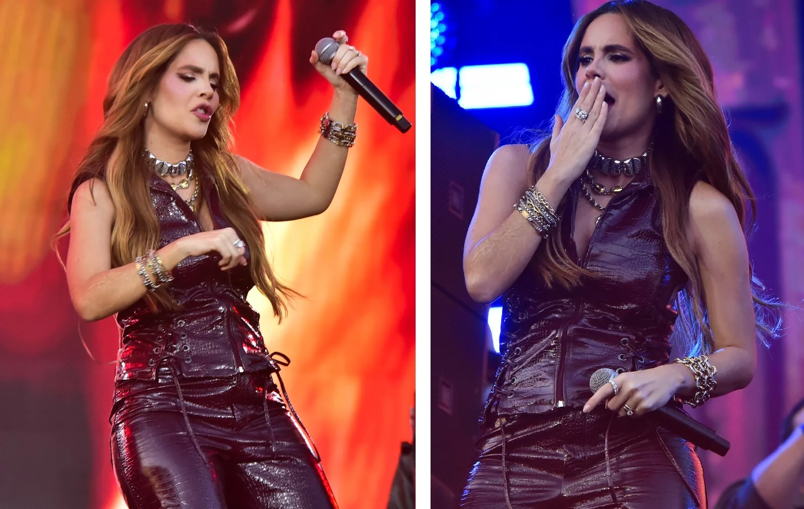 Mariana Fagundes sobe ao palco de Jaguariúna durante primeira gravidez