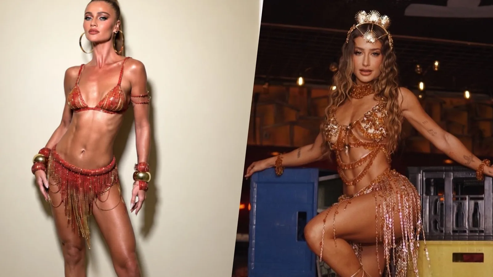 Musas do Salgueiro mostram produções para a final do samba