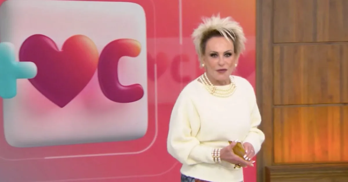 Manu Buffara leva presente a Ana Maria após troca de lugar no Mais Você