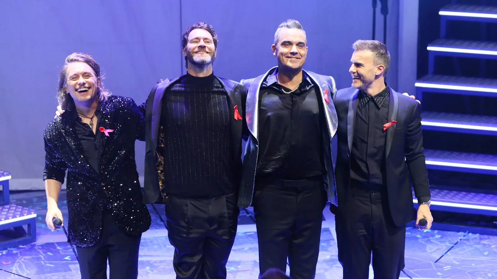 Robbie Williams celebra nova fase do Take That e parceria com Gary Barlow