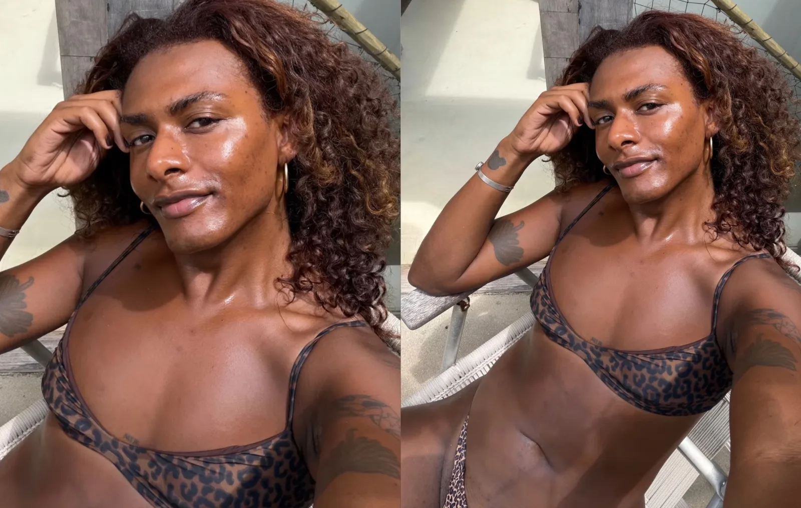 Liniker combina biquíni de oncinha com música “Charme” nas redes