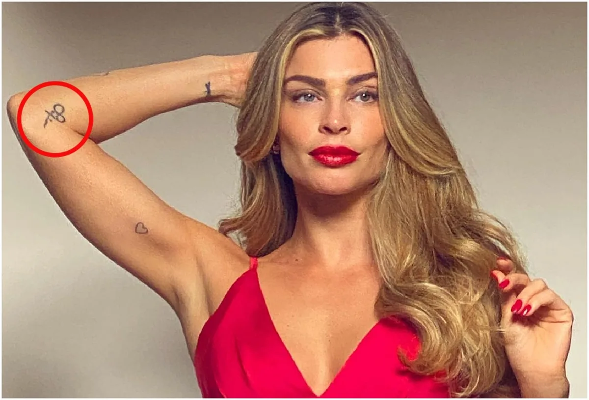 Grazi Massafera atualiza tatuagem no braço com desenho de girassóis