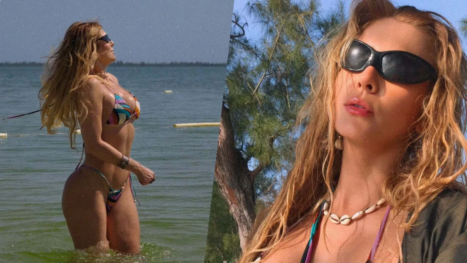 Lívia Andrade compartilha registros de mergulho em dia de sol