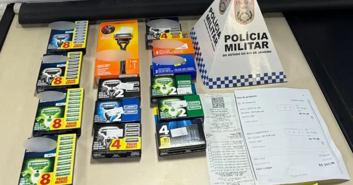 Suspeito é preso com barbeadores furtados de drogaria em Ipanema