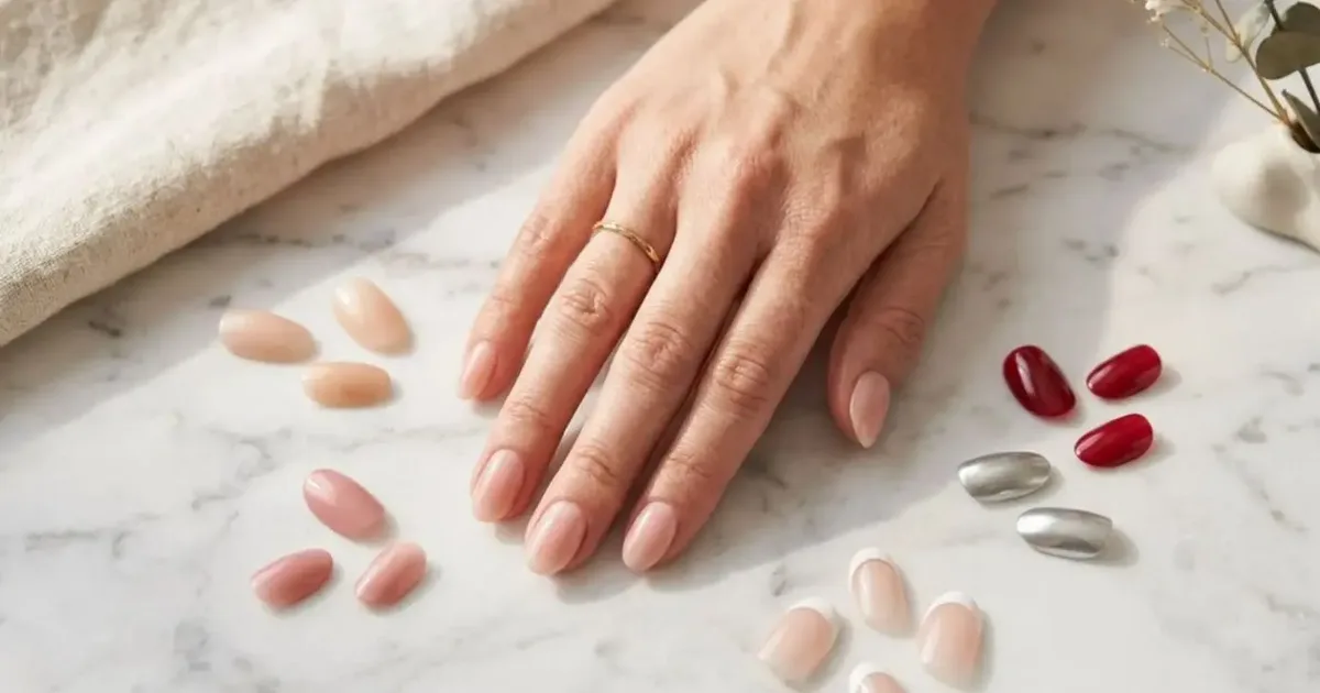 Unhas curtas e ovais combinam com a estética de mãos discretas