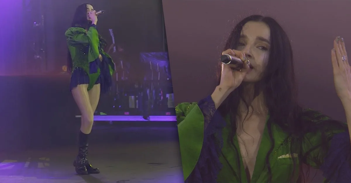 Poppy agita o Rock in Rio com look inspirado na bandeira brasileira