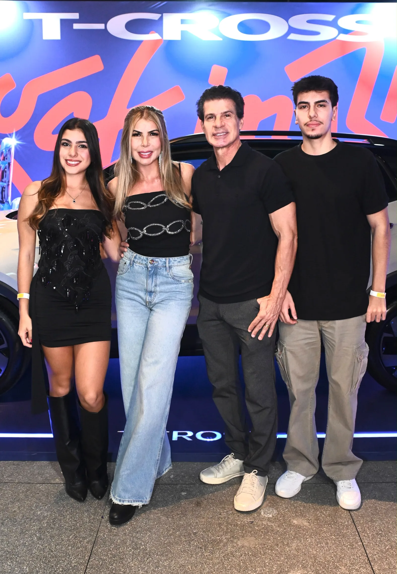 Túlio Maravilha leva a família ao terceiro dia do Rock in Rio 2026
