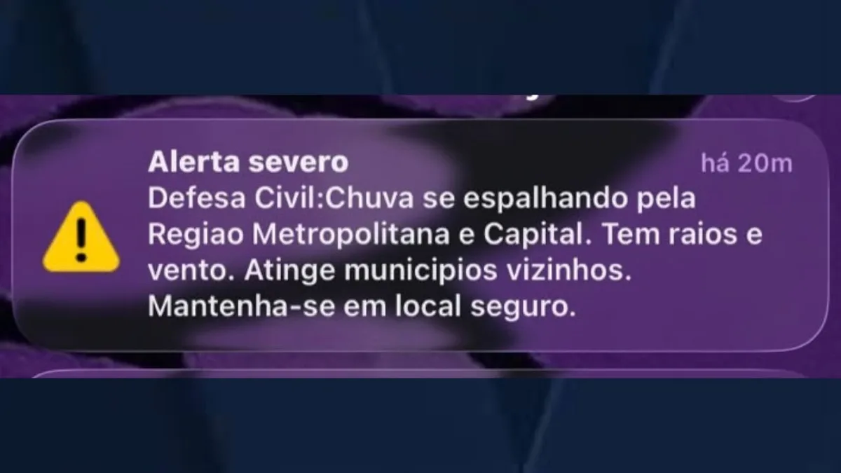 Chuva forte avança sobre São Paulo durante o primeiro turno das eleições