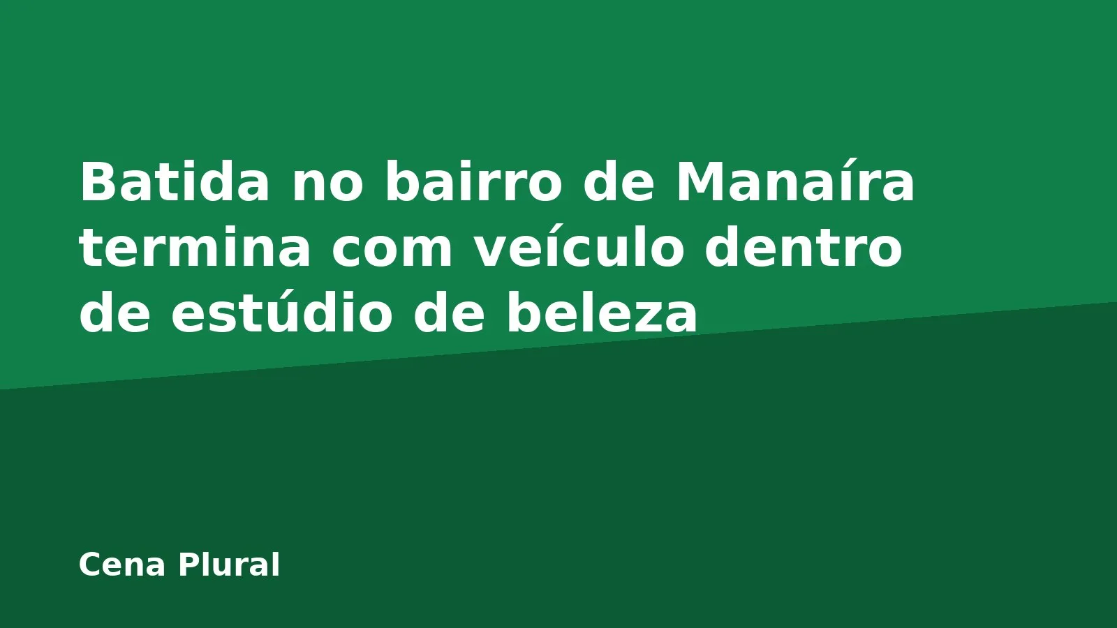 Batida no bairro de Manaíra termina com veículo dentro de estúdio de beleza
