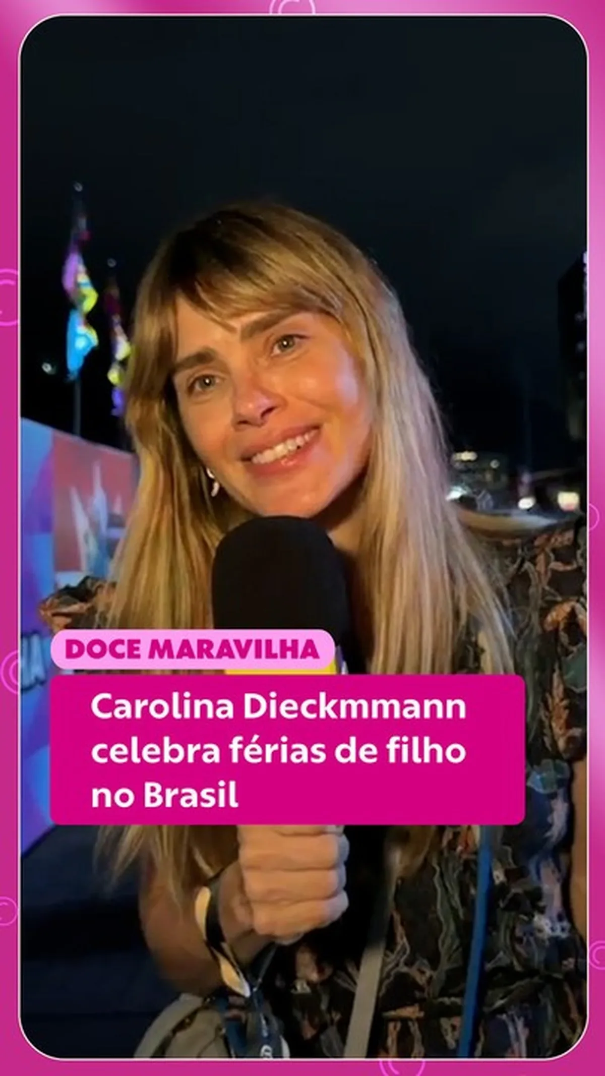 Carolina Dieckmann celebra 48 anos em Amsterdã ao lado da família