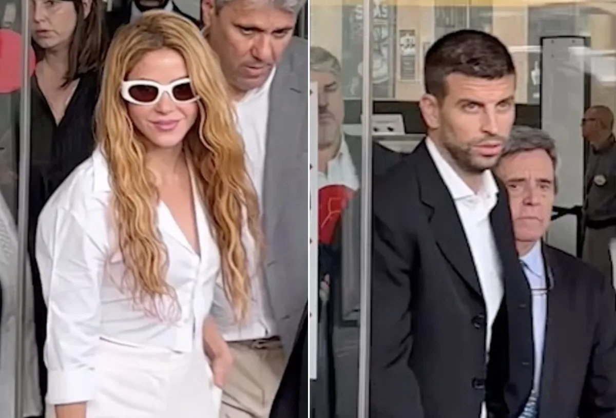 Shakira e Piqué discutem mudanças nas visitas aos filhos em tribunal