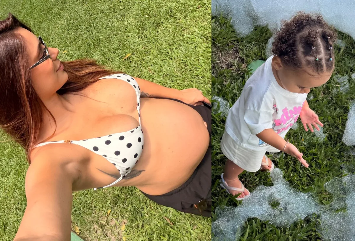 Bruna Biancardi registra momentos de Mavie e Mel durante gravidez de Mariah