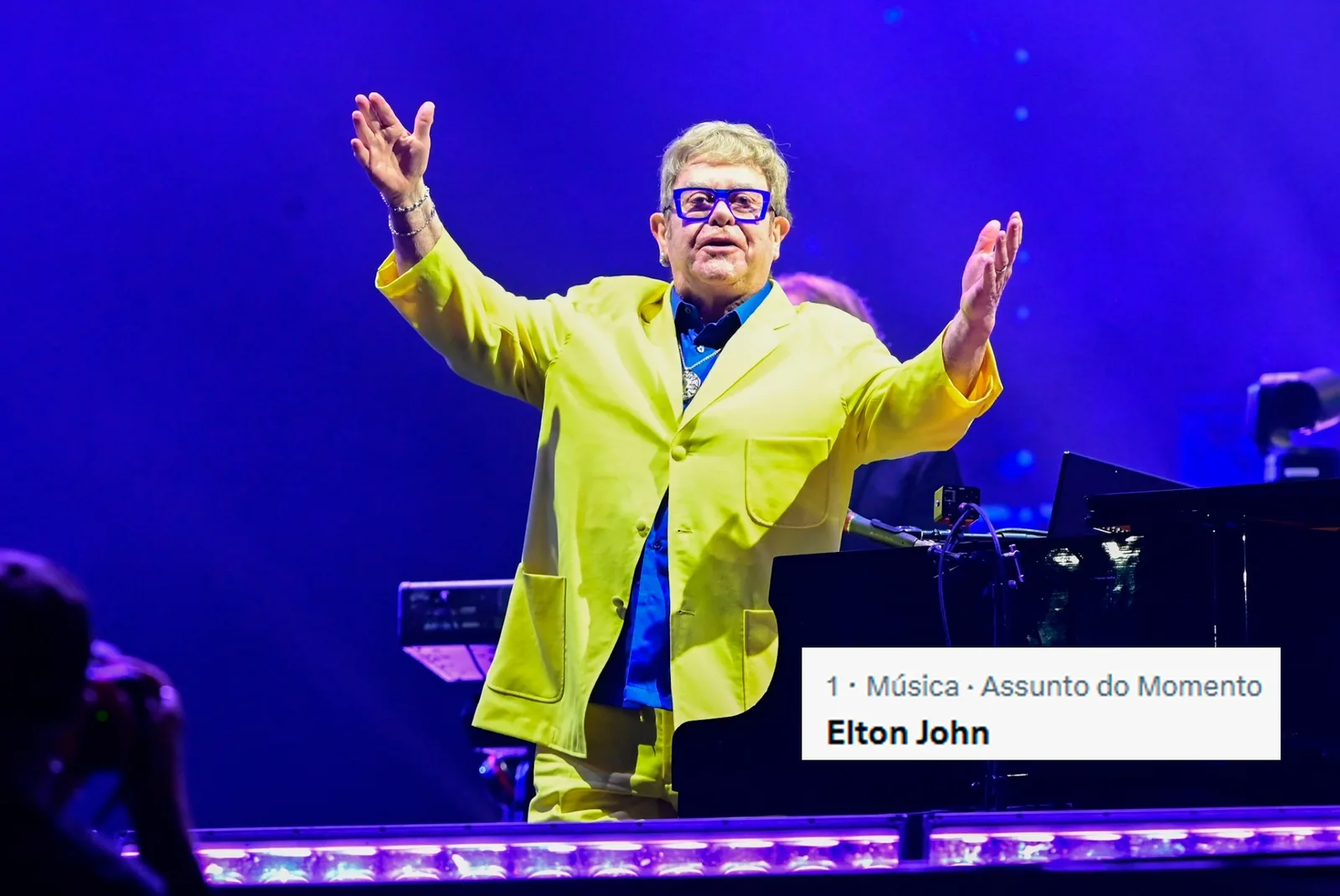 Show de Elton John no Rock in Rio domina as redes com elogios e memes