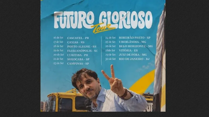 Renan Santos lança turnê de ônibus inspirada em Bob Dylan