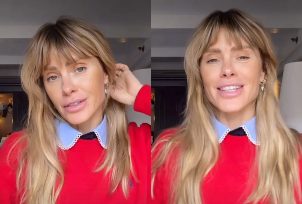 Carolina Dieckmann testa escova térmica após comentários sobre o cabelo