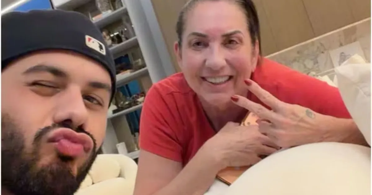 Margareth Serrão reencontra Zé Felipe em churrasco e fala sobre carinho pelo cantor