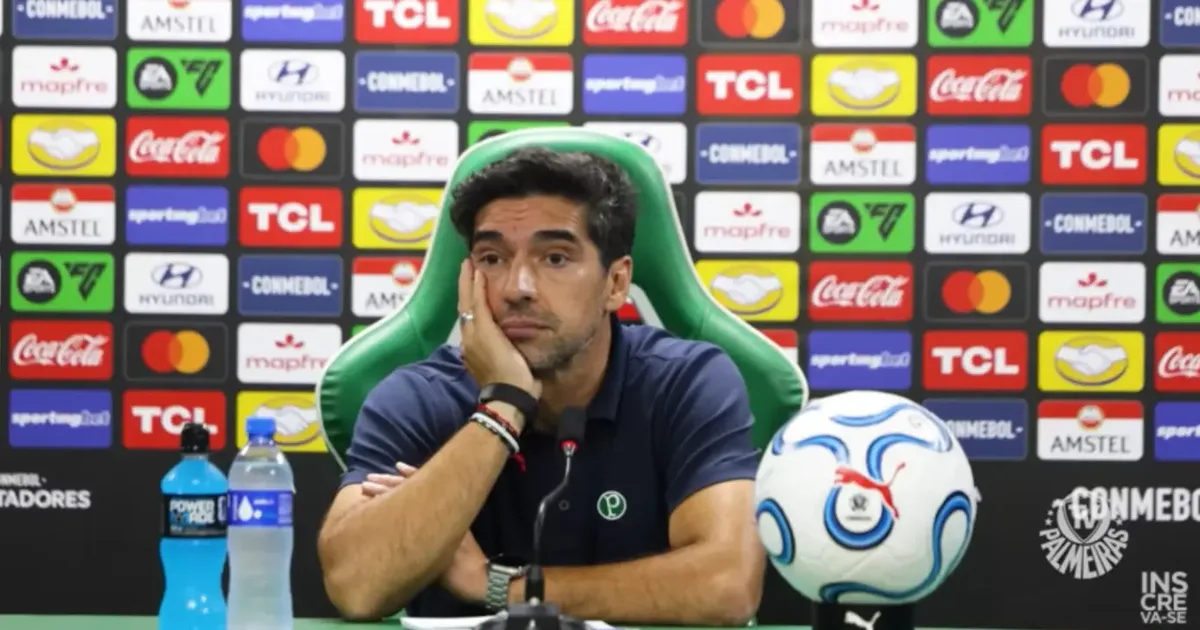 Abel Ferreira será desfalque do Palmeiras na semifinal da Libertadores