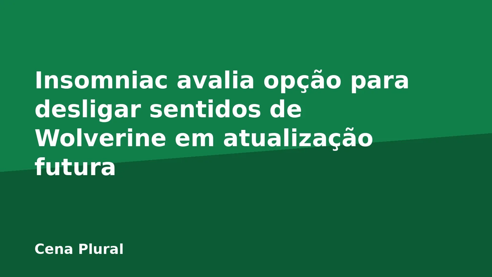 Insomniac avalia opção para desligar sentidos de Wolverine em atualização futura