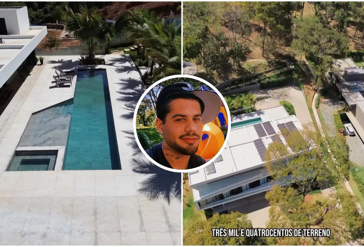Casa de Zé Felipe em Goiânia entra no mercado por R$ 27 milhões