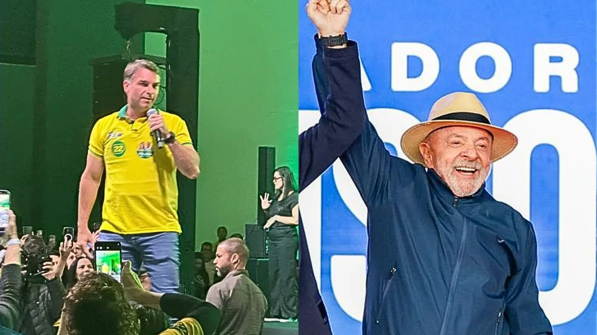 Em Santa Catarina, Flávio questiona reajuste do Bolsa Família e mira Lula