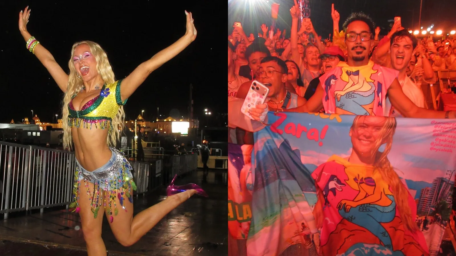 Zara Larsson compartilha registros do Rock in Rio e celebra fãs brasileiros