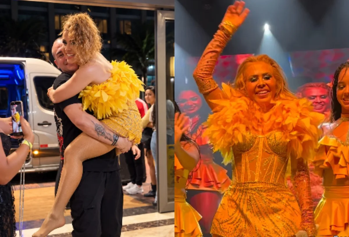 Joelma é levada ao hotel no colo após apresentação no Rio