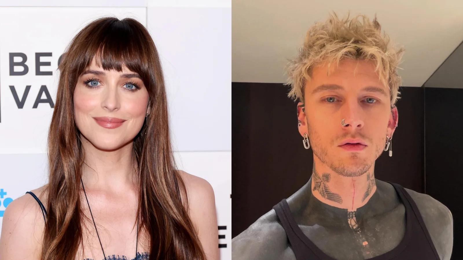 Dakota Johnson e Machine Gun Kelly passam a noite juntos após encontro privado