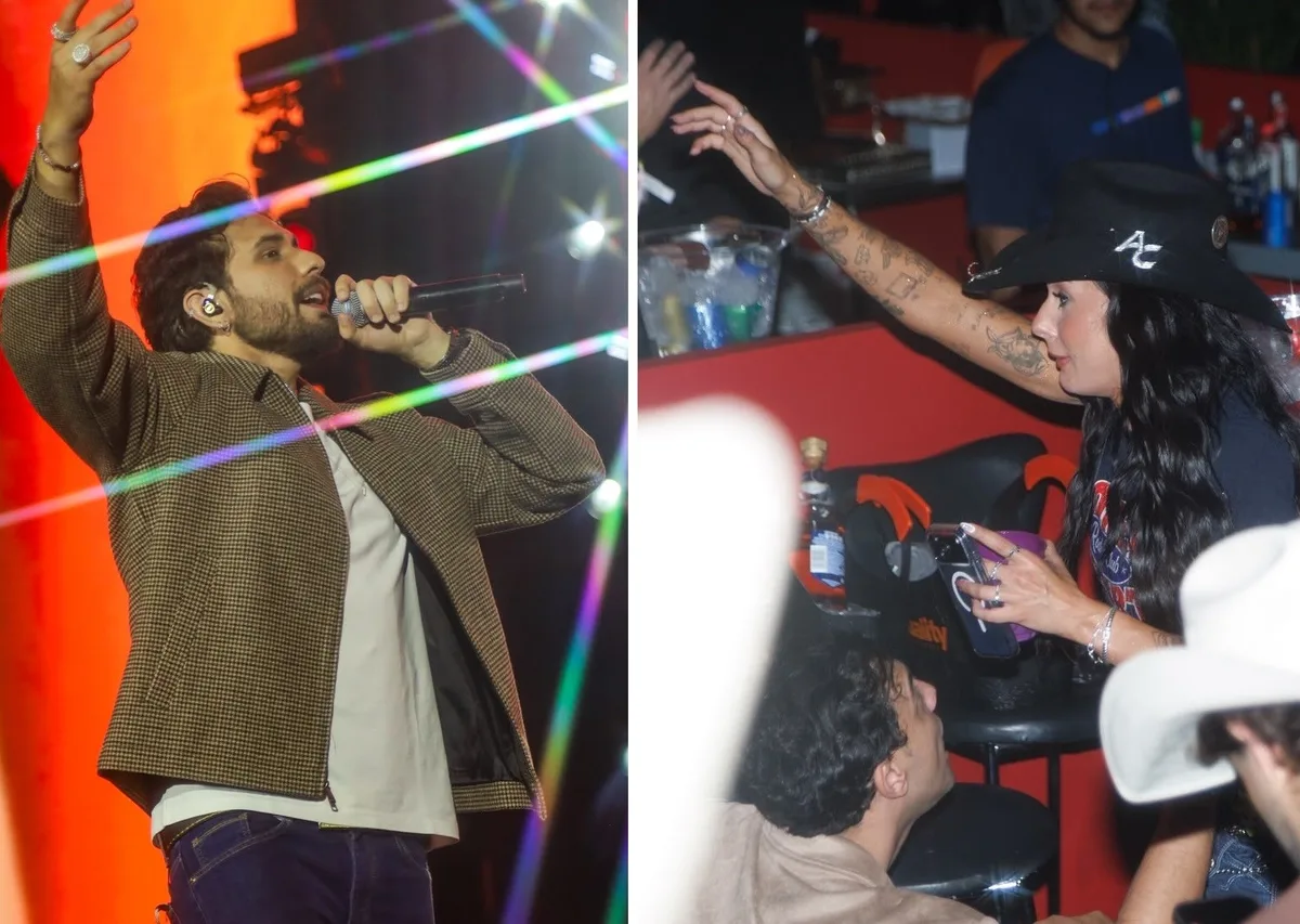 Ana Castela canta sucessos durante show de Gustavo Mioto em Jaguariúna