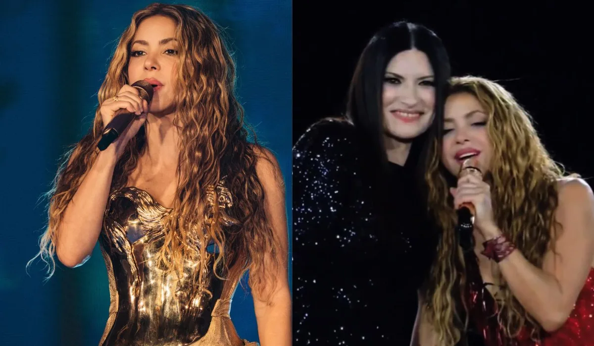 Shakira começa temporada de shows em Madri com participação de Laura Pausini