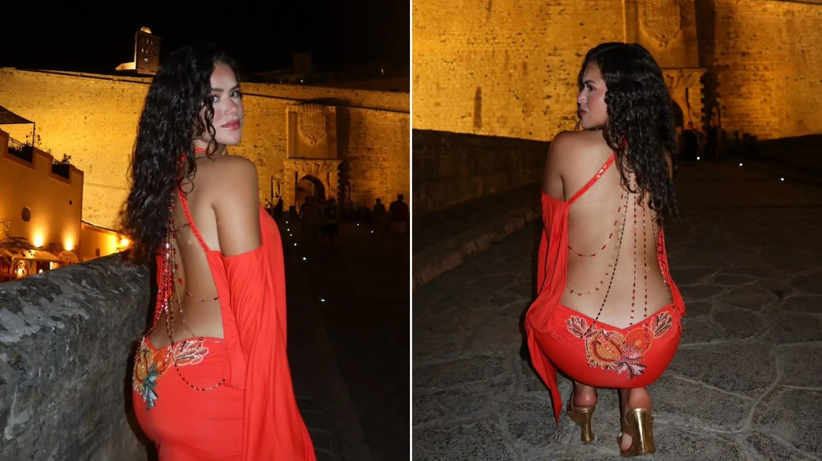 Vestido laranja usado por Maisa em vídeo viral custa R$ 860